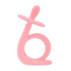 Gryzak silikonowy Ślimak Pink Akuku A0115 - Akuku
