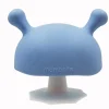 Gryzak silikonowy Mushroom Light blue | Mombella