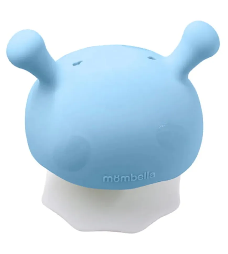 Gryzak silikonowy Mushroom Light blue | Mombella