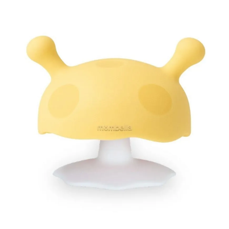 Gryzak silikonowy Mushroom Żółty | Mombella