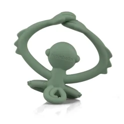 Gryzak, zabawka dla niemowląt Małpka light green | Mombella  00811