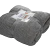 Koc Montana 150x200cm jednobarwny - ciemny szary | Matex TM0418_44