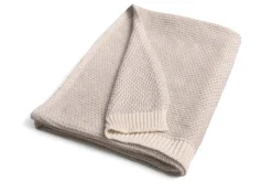 Kocyk dla niemowląt, bawełniany 80 x 100 cm Mini Rattle od BabyMatex - Beżowy