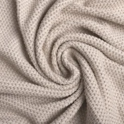 Kocyk dla niemowląt, bawełniany 80 x 100 cm Mini Rattle od BabyMatex - Beżowy