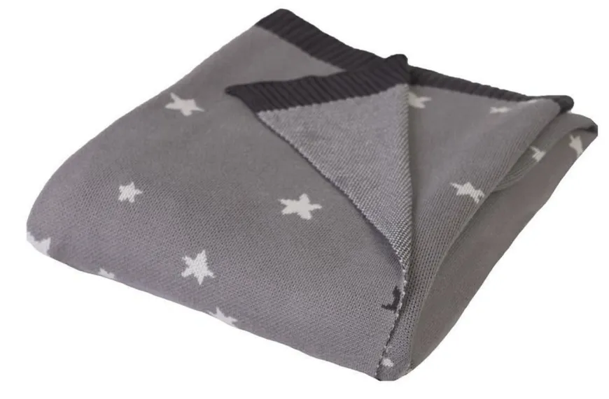 Kocyk niemowlęcy bambusowy Pattern grafitowy | Baby Matex TB0368_04