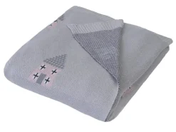 Kocyk niemowlęcy bambusowy Pattern szary | Baby Matex TB0368_03