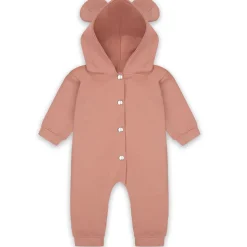 Kombinezon Miś z kapturem zapinany na napy Blush - Dolce Sonno