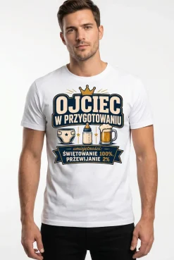 Koszulka dla przyszłego Taty z nadrukiem - Ojciec w przygotowaniu