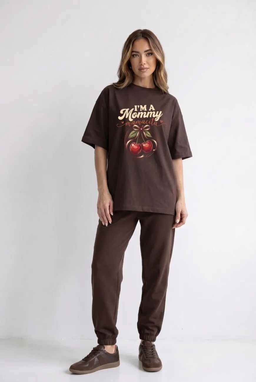 Koszulka Oversize I'm a Mommy Chocolate – Dolce Sonno