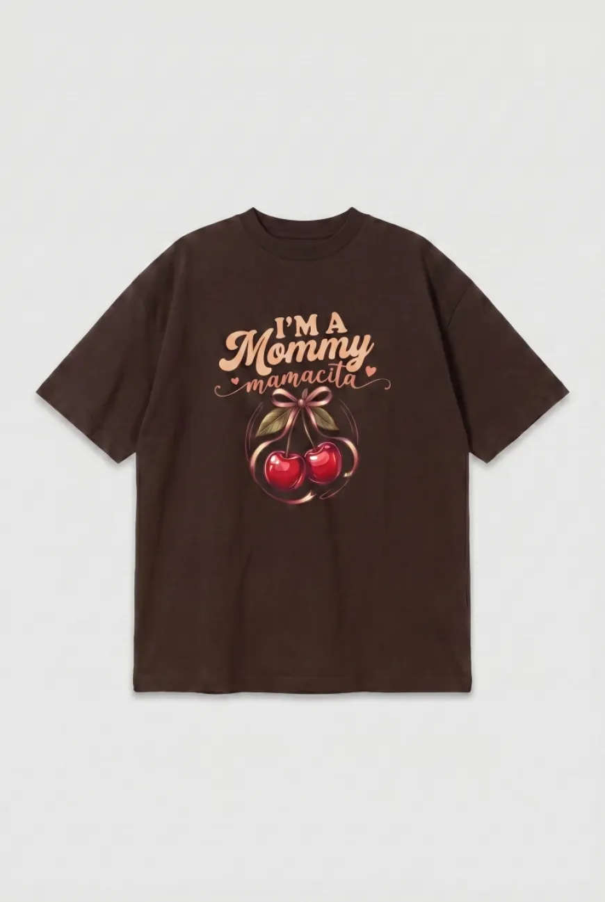 Koszulka Oversize I'm a Mommy Chocolate – Dolce Sonno