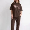 Koszulka Oversize Mama Cherry Chocolate – Dolce Sonno