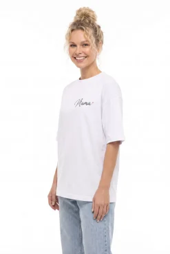 Koszulka Oversize Mama z sercem White – Dolce Sonno