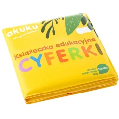 Książeczka edukacyjna z piszczkiem Cyferki A0474 - Akuku