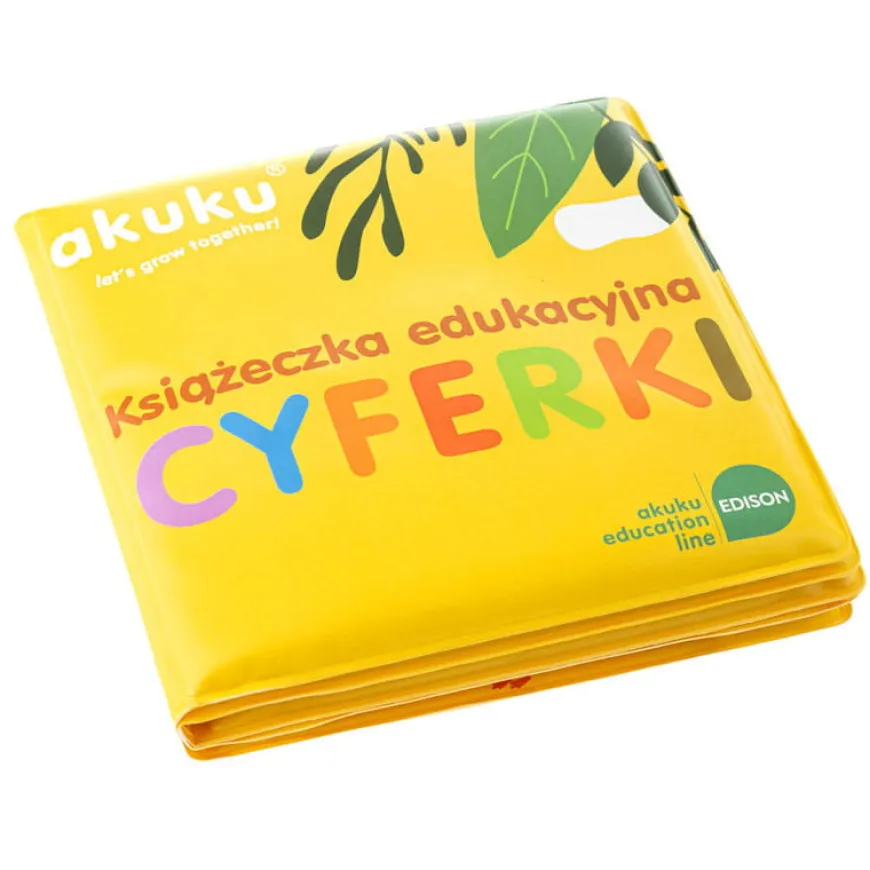 Książeczka edukacyjna z piszczkiem Cyferki A0474 - Akuku