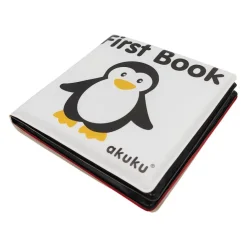 Książeczka edukacyjna z piszczkiem First Book | A0476 Akuku
