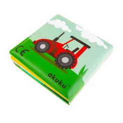 Książeczka edukacyjna z piszczkiem First Steps | A0477 Akuku