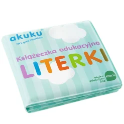 Książeczka edukacyjna z piszczkiem Literki A0475 - Akuku