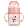 Kubek treningowy z silikonowym ustnikiem "Easy Start"  120ml - Sweet Fun Różowy | Canpol