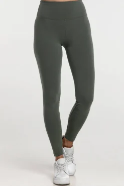 Legginsy dresowe damskie Khaki - Dolce Sonno