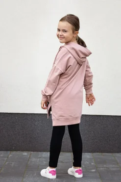 Legginsy dziewczęce długie Czarne - Dolce Sonno