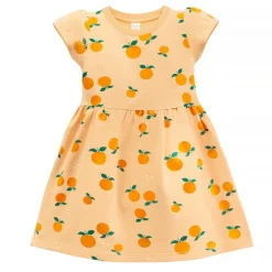 Letnia sukienka dla dziewczynki Orange - Fruit & Sun | Pinokio