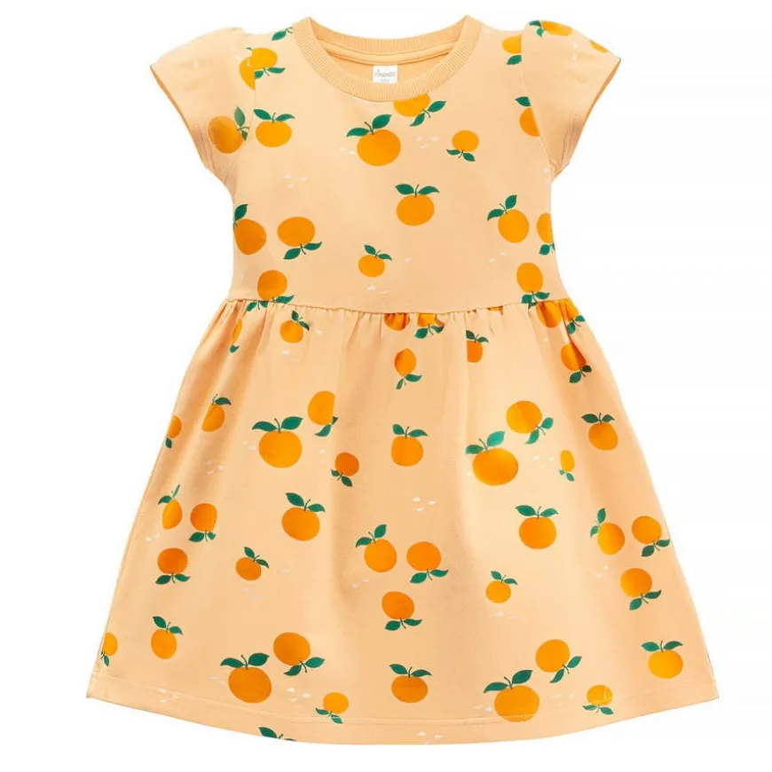 Letnia sukienka dla dziewczynki Orange - Fruit & Sun | Pinokio