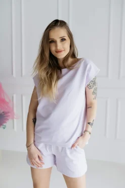 Letni dres damski Sunny/Lilac - Dolce Sonno