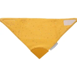 Śliniak materiałowy z gryzakiem Yellow - Canpol