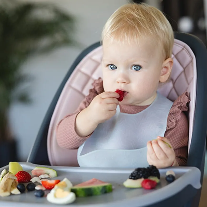 Śliniak silikonowy ultracienki z kieszonką BabyOno 1598/01