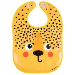 Śliniak zmywalny z kieszonką BabiesBoo gepard - Canpol