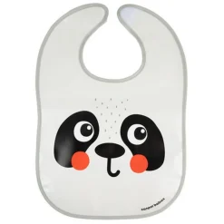 Śliniak zmywalny z kieszonką BabiesBoo panda - Canpol