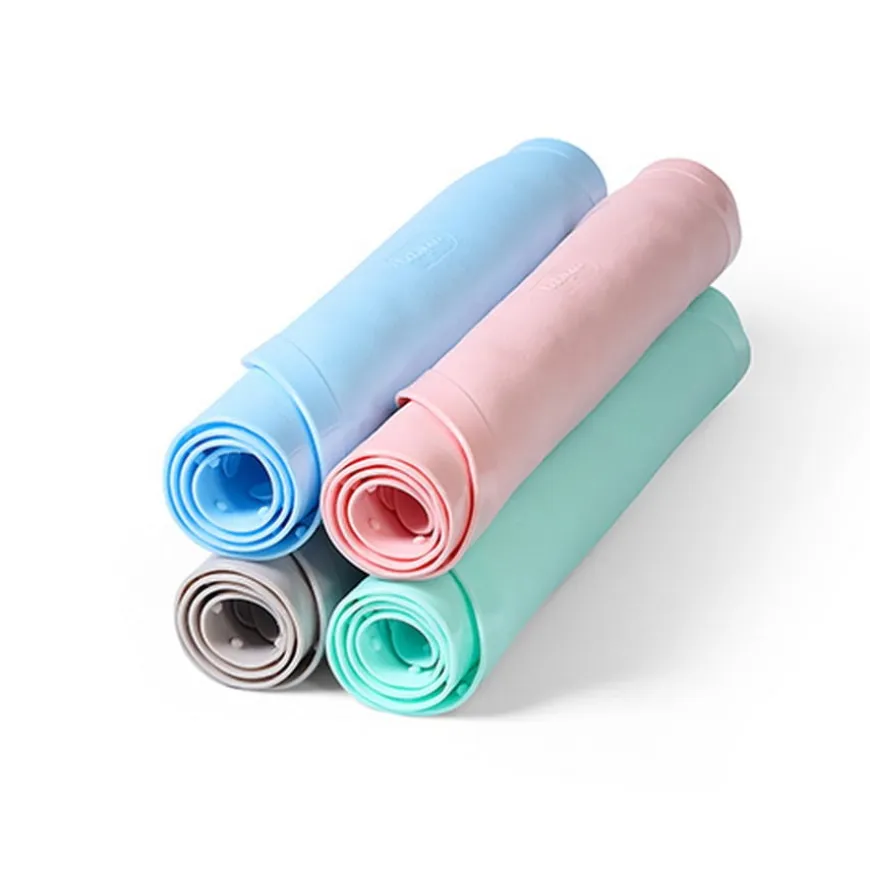 Mata antypoślizgowa kąpielowa 70x35 cm Turkusowa - BabyOno 1346/07