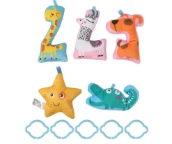 Mata edukacyjna dla niemowląt 2 w1 Kwiat Zoo od Milly Mally