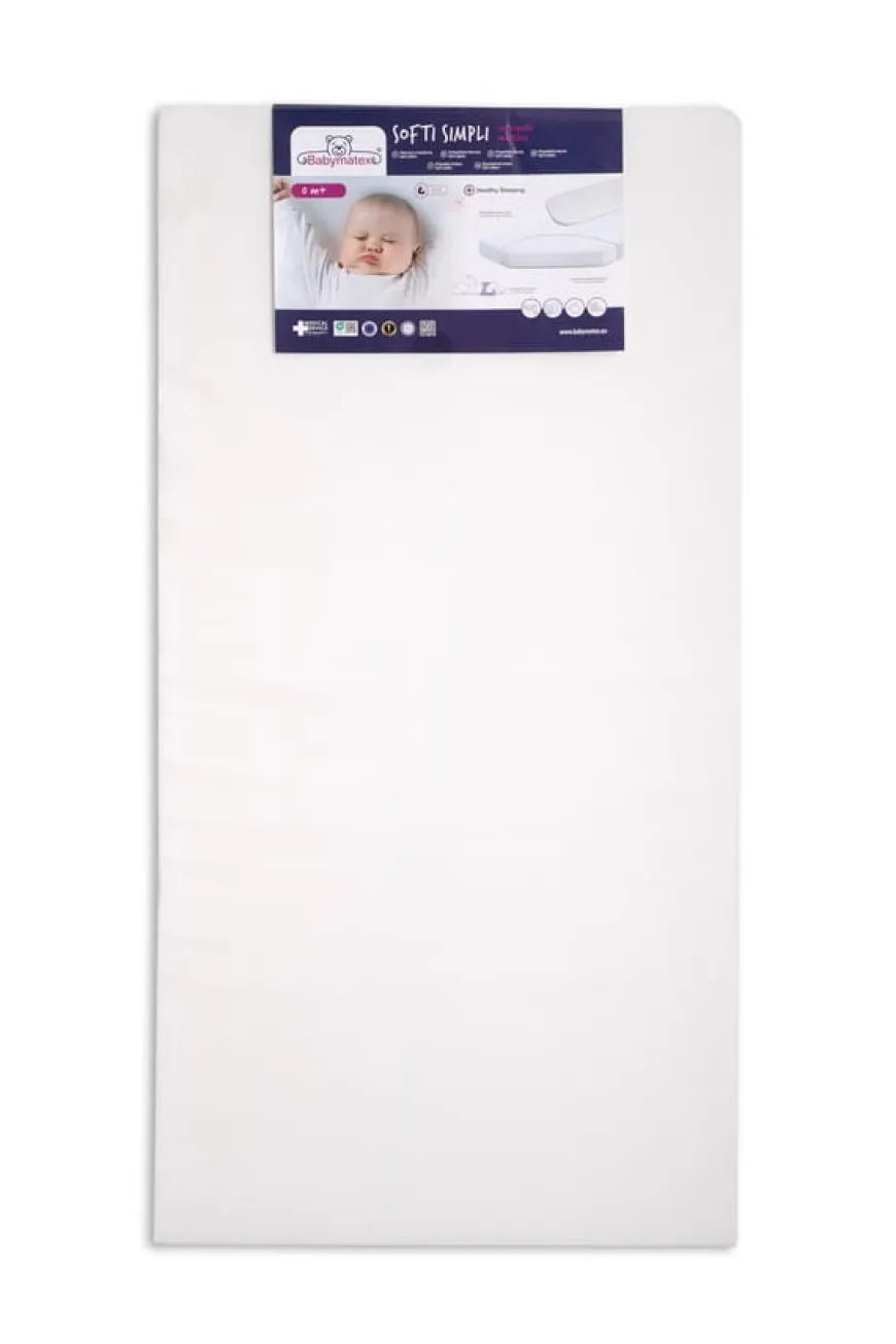 Materac dla dziecka ortopedyczny 60x120 Softi Simpli - TB0225 BabyMatex