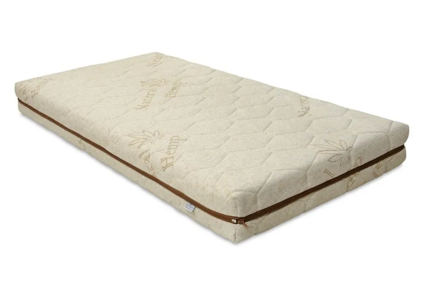 Materac dwustronny ortopedyczny do łóżeczka 60x120 z matą kokosową Coco Hemp - TB0436 BabyMatex