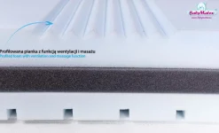 Materac ortopedyczny do łóżeczka 70x140 Fresh 7 stref twardości - TB0346 BabyMatex
