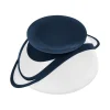 Miseczka z łyżeczką dla dzieci na przyssawce white / navy blue od Akuku