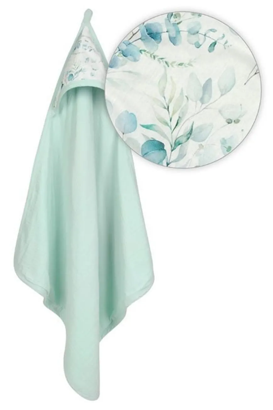 Muślinowe okrycie kąpielowe "Muslin Design" - Mięta | BabyMatex - TB0443_05