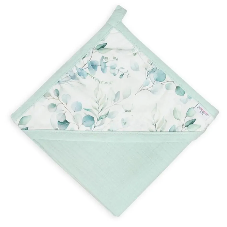 Muślinowe okrycie kąpielowe "Muslin Design" - Mięta | BabyMatex - TB0443_05