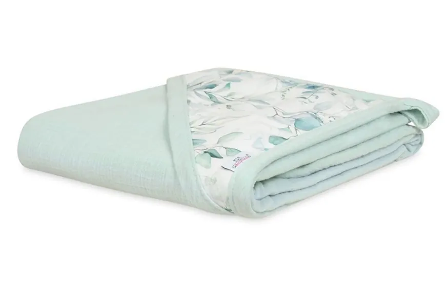 Muślinowe okrycie kąpielowe "Muslin Design" - Mięta | BabyMatex - TB0443_05