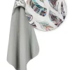 Muślinowe okrycie kąpielowe "Muslin Design" - Szare | BabyMatex - TB0443_08
