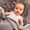 Muślinowy kocyk dla niemowląt Prestige Muslin - Szary | BabyMatex TB0452_03