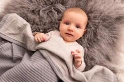 Muślinowy kocyk dla niemowląt Prestige Muslin - Szary | BabyMatex TB0452_03