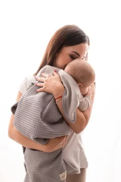 Muślinowy kocyk dla niemowląt Prestige Muslin - Szary | BabyMatex TB0452_03