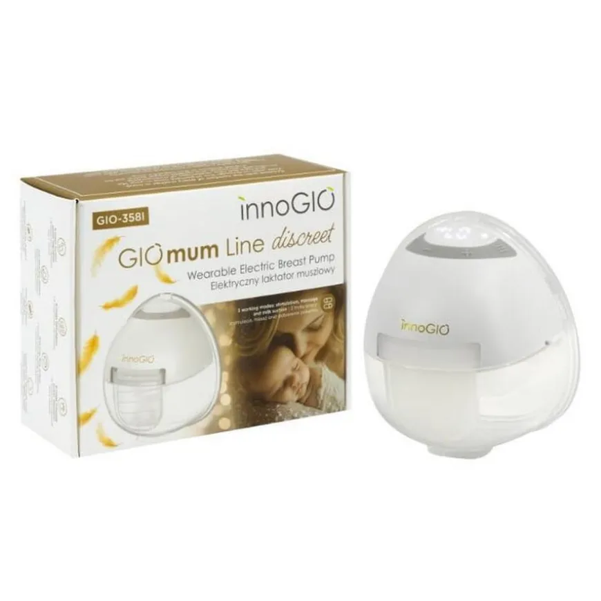Muszlowy laktator elektryczny GIOmum Line Discreet Single INNOGIO GIO 358I