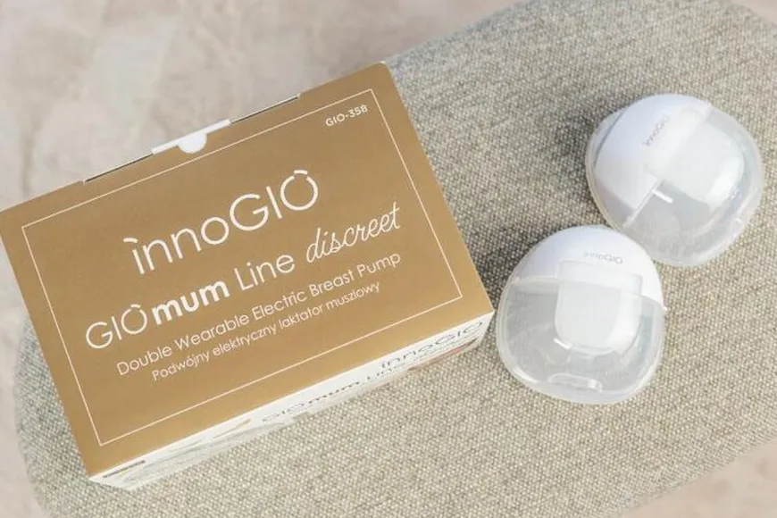 Muszlowy laktator elektryczny podwójny GIOmum Line Discreet Double INNOGIO GIO 358