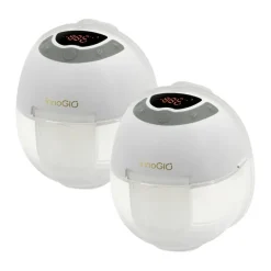 Muszlowy laktator elektryczny podwójny GIOmum Line Discreet Light Double INNOGIO GIO 359