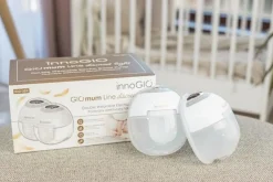 Muszlowy laktator elektryczny podwójny GIOmum Line Discreet Light Double INNOGIO GIO 359