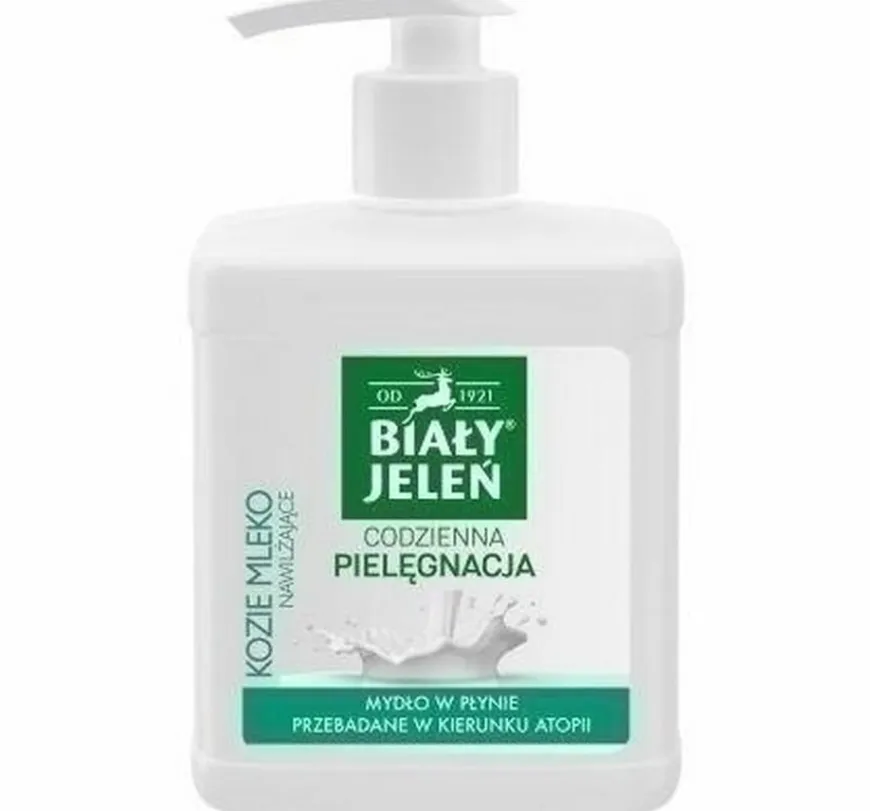 Mydło hipoalergiczne w płynie Kozie Mleko 500 ml Biały Jeleń