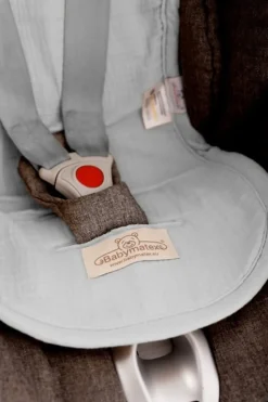 Nakładka redukująca nacisk PADDI 0-36kg Muślinowa - szare | BabyMatex TB0440_42